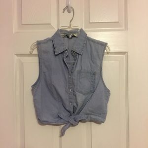 Forever21 tie front top